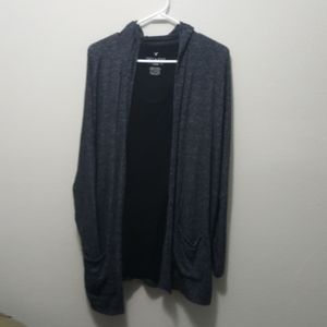 American Eagle Soft & Sexy Plush Hoodie Cardigan